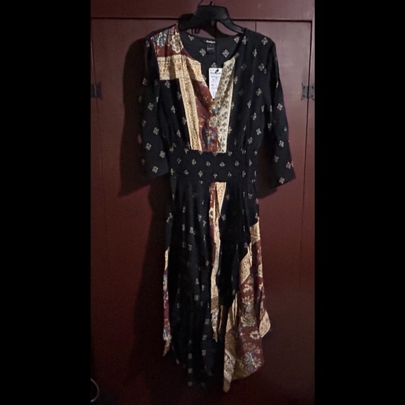 Desigual Gelia Bohemian Patchwork Handkerchief Midi Dress Size EU40/US 6 - NWT - Picture 7 of 16